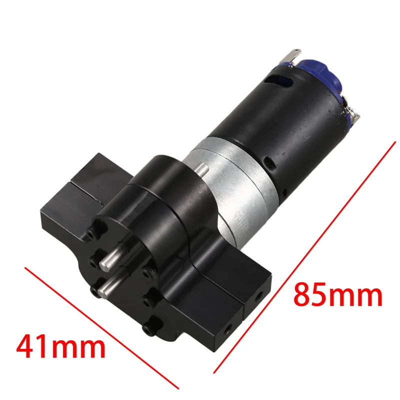 B05C-2X370 Power Metal Motor Reverse Versnellingsbak Met Koellichaam RC Auto Onderdelen Voor WPL B1 B14 B24 C14 C24 B16 B26 B36
