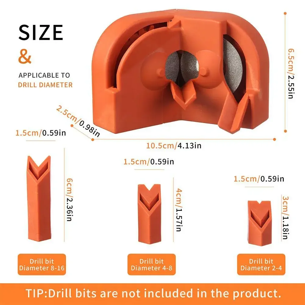 Multipurpose Drill Bit Grinding Sharpener ,Electric Impact Drill Knife Sharpener ,Disposable Double-sided Polishing