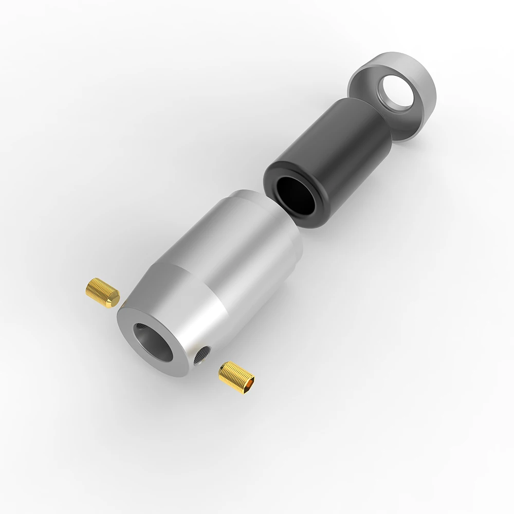 4-кратный аудиокабель CT4021S серебристого цвета, кабель RCA для динамика, аудиопровод Nosie, стопорный кабель, диаметр 9 мм