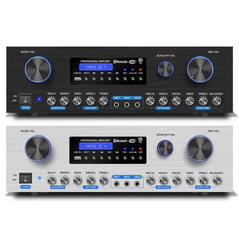 

Professional DSP Digital Audio Processor Built-in 150W/250W/350/450W Power Amplifier Karaoke Effect Powered Audio Processor