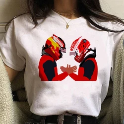 Carlos Sainz Tee women summer manga comic t shirt girl y2k harajuku clothing