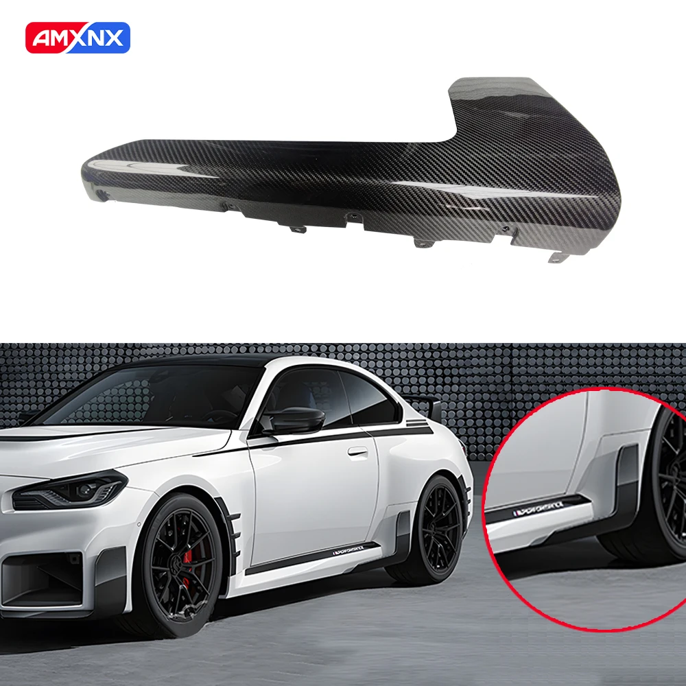 

For BMW G87 M2 High Quality MP Style Dry Carbon Fiber Side Skirts Splitters Cupwings Winglets Canards Apron Upgrade Body Kit