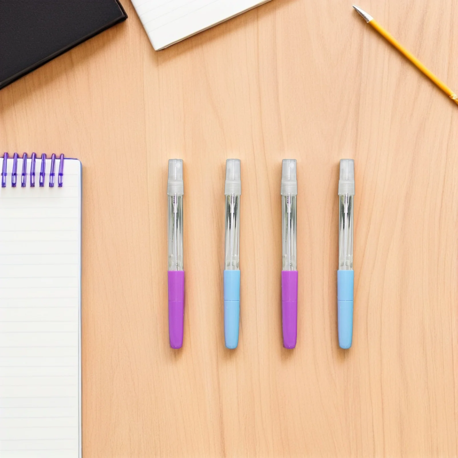 10Pcs Spray Pen Refillable Plastic Empty Bottle Container Portable Travel Perfume Hand Aromatherapy Dispenser Leak Proof