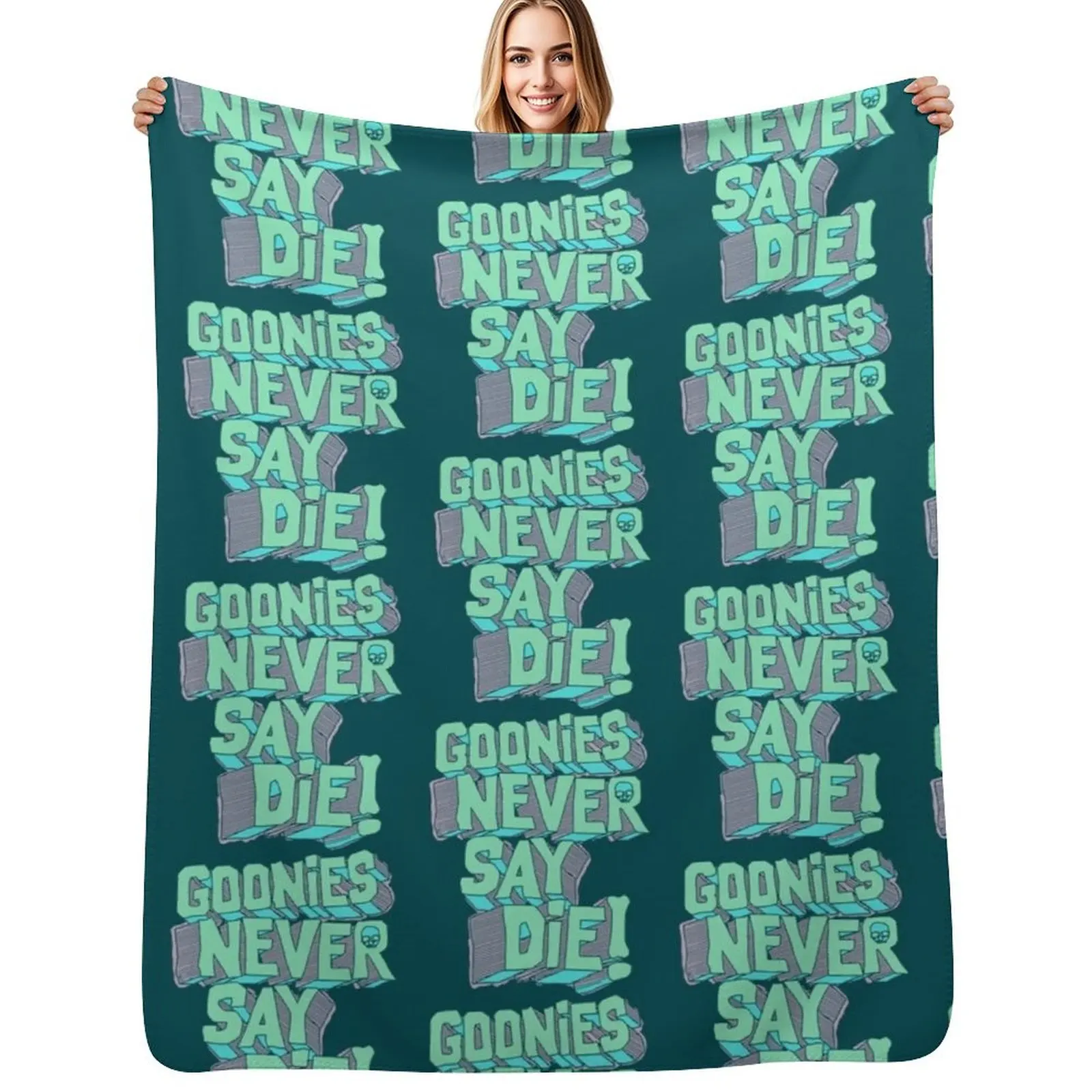 

goonies naver say die Throw Blanket Modern Design Soft Blanket for Home Decor