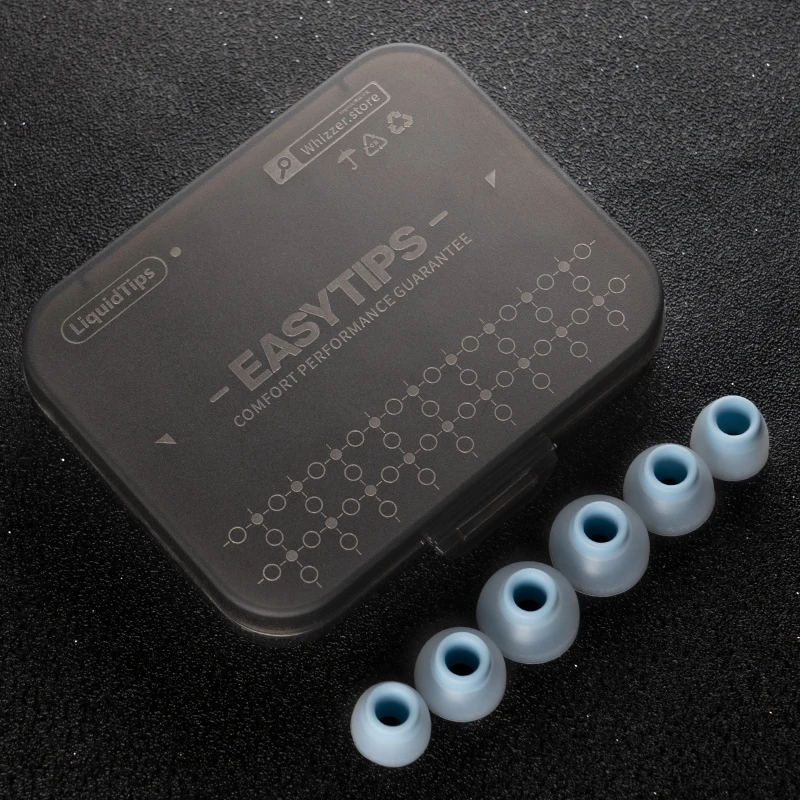 أطراف أذن من السيليكون Whizzer Easytips ET100 مقاس S/M/L 3 أزواج في صندوق واحد