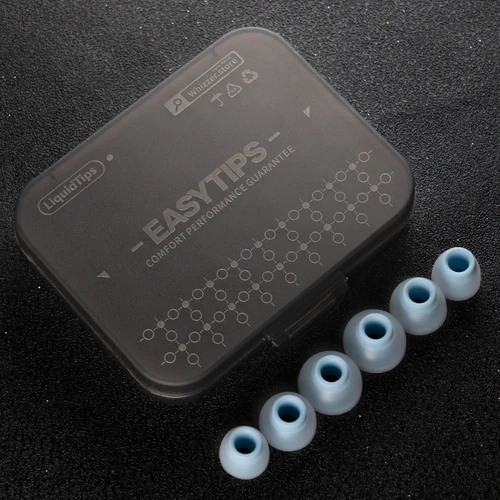 Imagen 2 del producto Almohadillas de silicona Whizzer Easytips ET100 tamaño S/M/L 3 pares en 1 caja