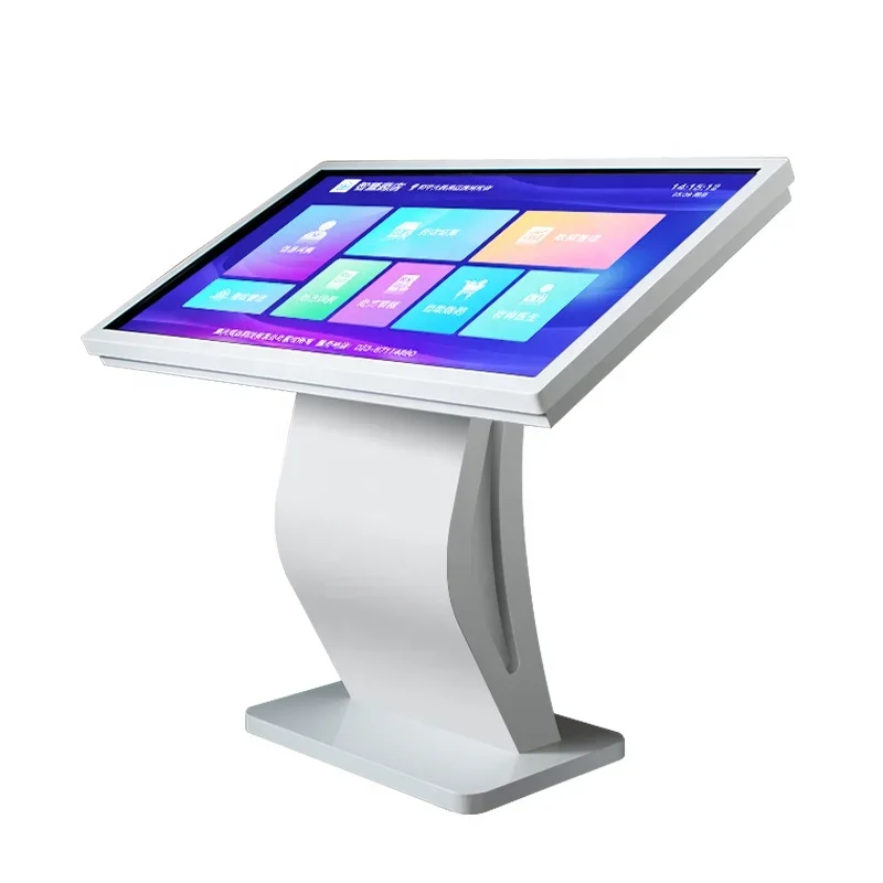 

Multi Interactive Touch LCD Screen Kiosk Free Standing Self-service Lcd Info Inquiry Kiosk Wayfinding Display