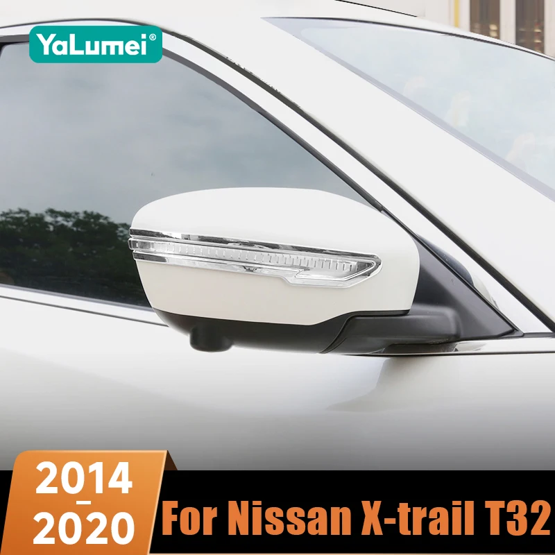 For Nissan X-trail X trail T32 Qashqai J11 2014 2015 2016 2017 2018 2019 2020 Car Rear View Mirror Anti-collision Strip Cover
