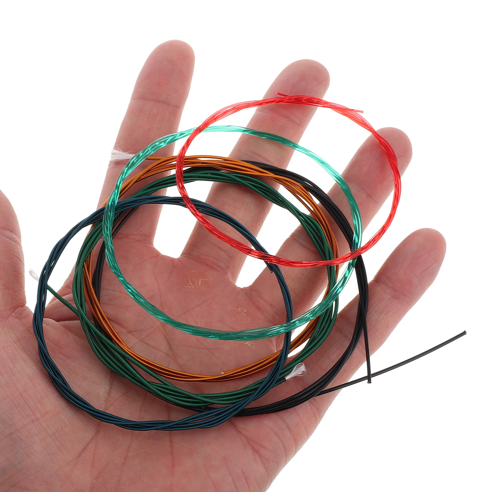 

6 Pcs Acoustic Guitar Accessories Kit Strings Classical Metal Instrument Spare Parts