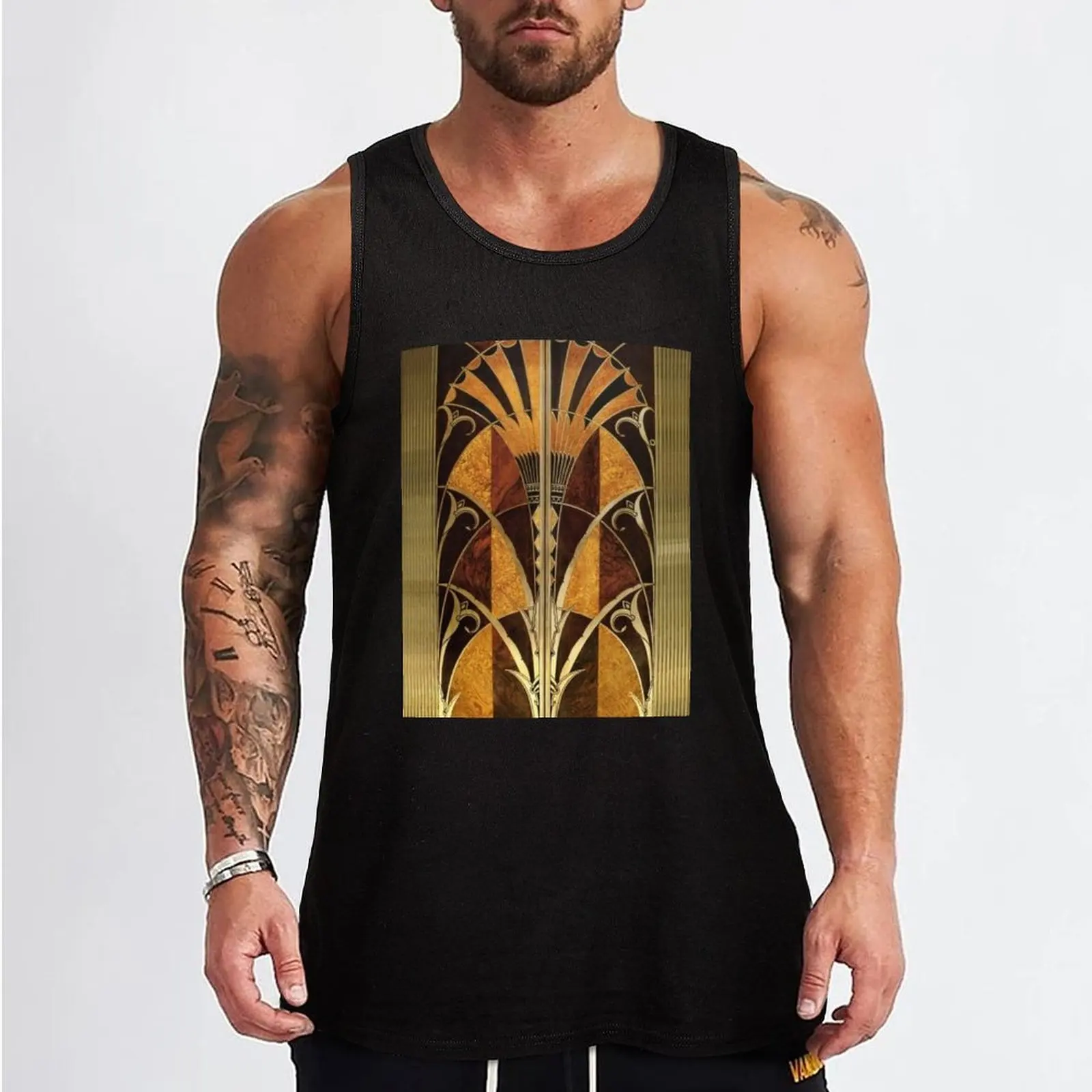 Chrysler building elevator door Tank Top sleeveless Men's t-shirts Vests