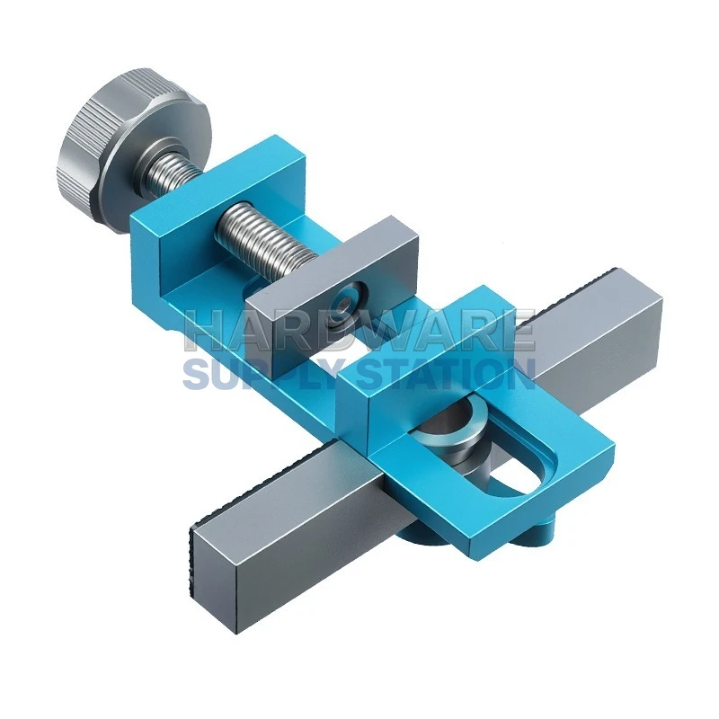 Posicionador de Perforación para Puertas de Armario, Herramienta Auxiliar de Aleación de Aluminio para la Instalación de Paneles de Puertas de Armario