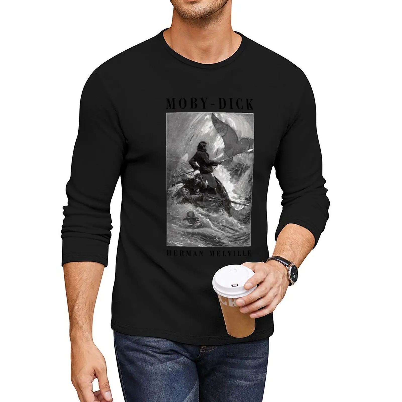 

Moby Dick by Herman Melville Long T-Shirt quick-drying t-shirt graphic t shirt custom t shirts heavyweight t shirts for men