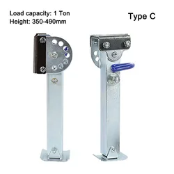 2PCS Trailer Stabilser Legs With a Handle 350~490mm Caravan Parking Corner Steady Camping RV support Stands Parts Accessories