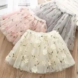 Baby Girls Skirt Toddler Kids Fluffy Dancing Skirts Gauze Short Dress 2025 Children's Fashion Party Costume Clothing