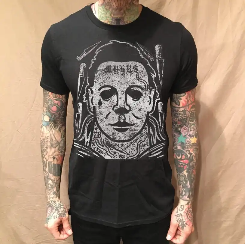 Cholo Horror Mikey Transformative Fair Use On Black T Shirt