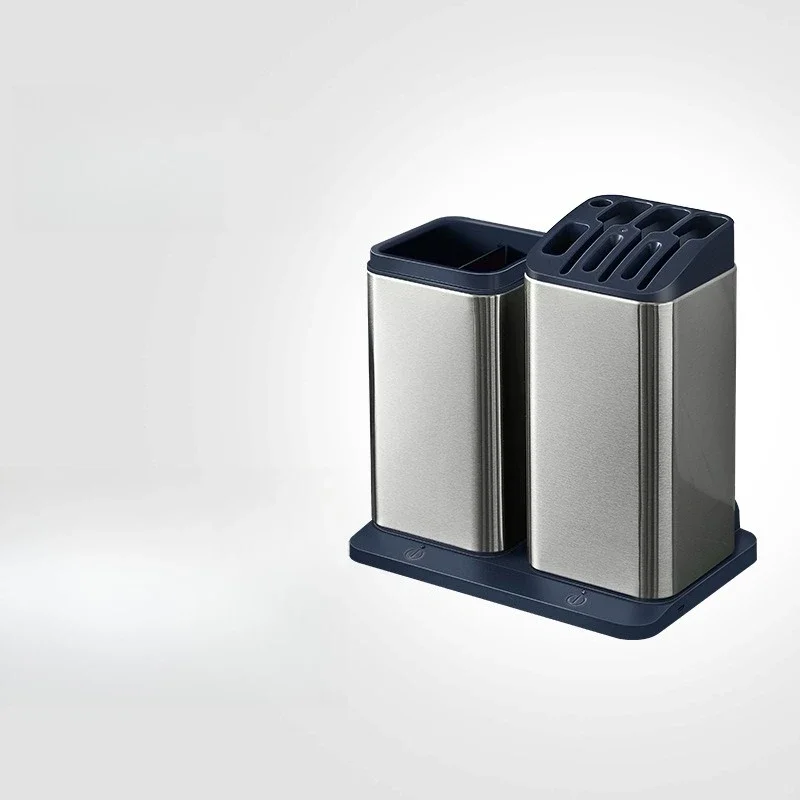 

Sterilizing knife holder, chopstick cage integrated, kitchen multi-function, stainless steel storage