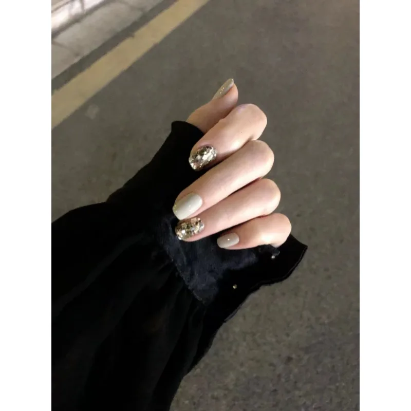 Internet Celebrity Korean BigSequinsFlashing Nail Accessories Fresh Fruit Green Mermaid Princess Fine Glitter Patch Nail Sequins