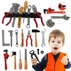 Mini Repair Toys Children Puzzle Toys Plastic Hands on Ability Pretend Play Simulation Engineering Maintenance Tool Set TMZ
