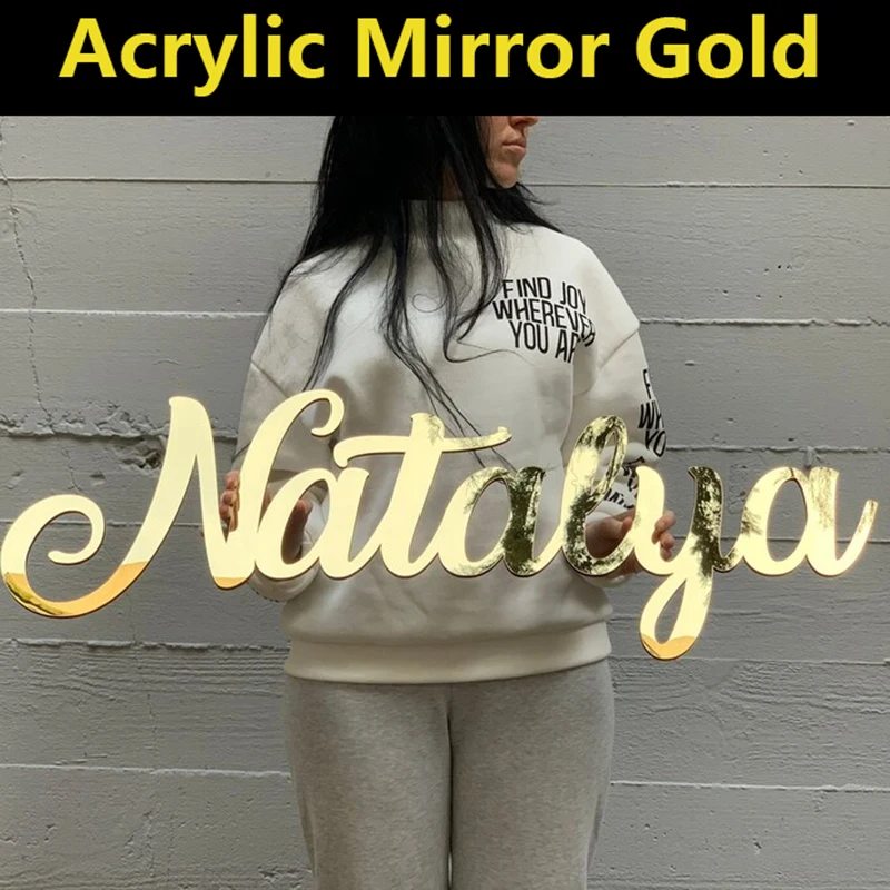 

Personalized Name Sign Wedding Name Party Sign Customized Birthday Baby Gifts Nursery Sign Wooden Plaque Place Tags Table Decor