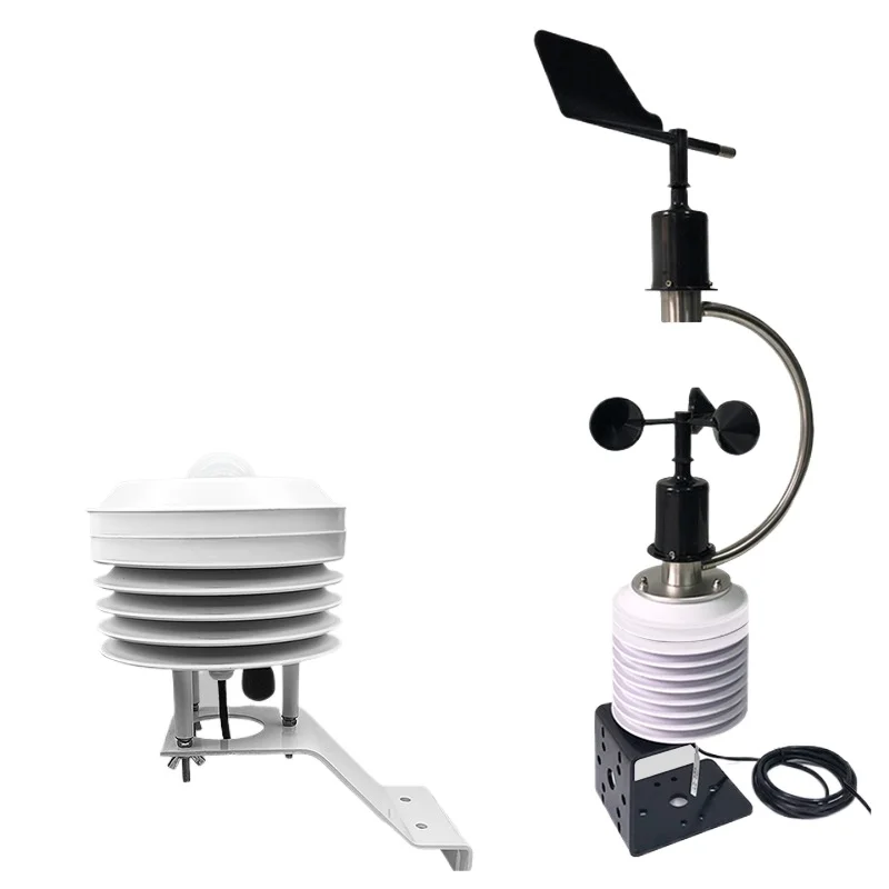 

Weather Station Louver Temperature and Humidity Sensor Light PM2.5/10 Wind Speed Wind Direction