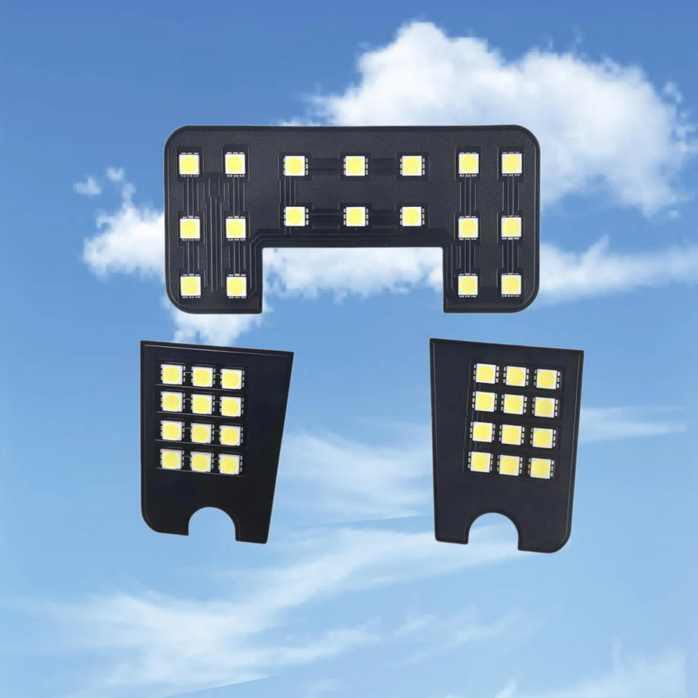 July King Car Reading Lights for Hyundai Accent Elantra IX25 Creta Avante Mistra and Kia K3 etc, 6000K 5050SMD Dome Map Light