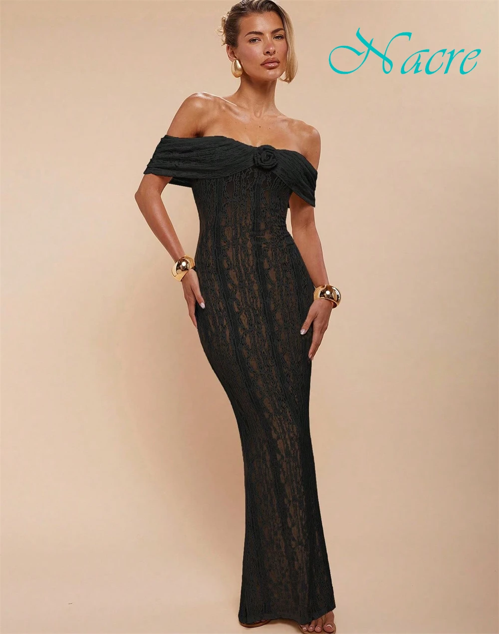 

Customized Exquisite Jersey Boat Neck Evening Dress Delicate Mermaid Prom Dresses Luxury Sweep Train Special Occasion Gowns