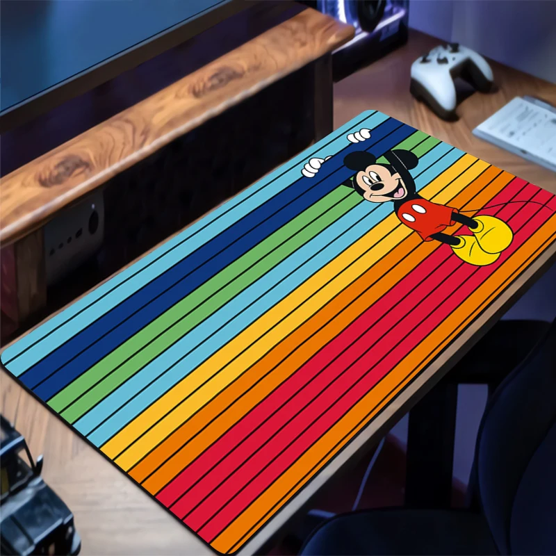 

Mousepad New M-mickey Mouse MousePads Keyboard Pad Mouse Mat Gamer Soft Office Carpet Table Mat Desktop PC carpet Big Mouse Pad