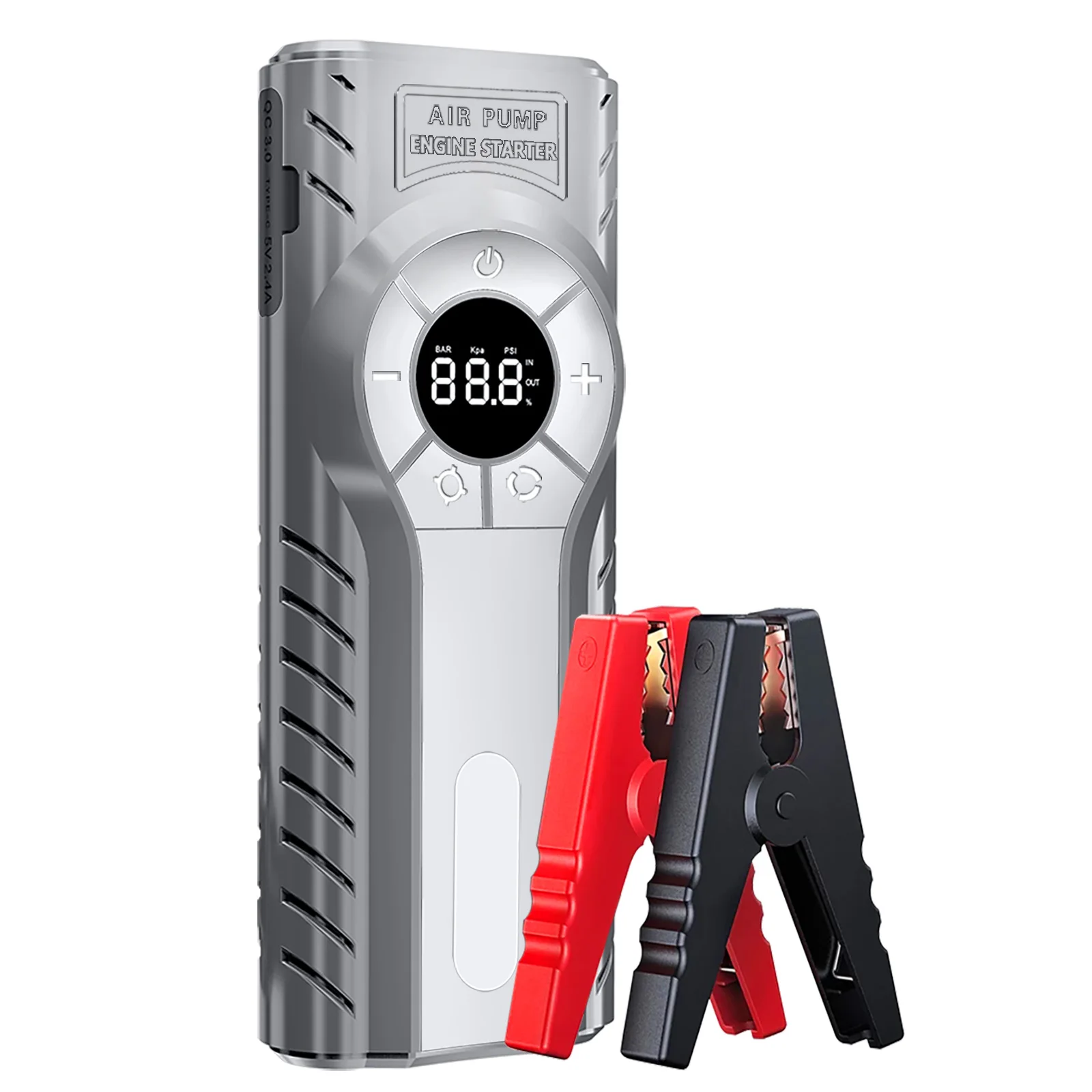 GKFLY 4000A Auto-Starthilfe, hohe Leistung, 69,6 Wh, Powerbank, Notstartgerät, tragbare Autobatterie-Booster, Busters – Detail 36
