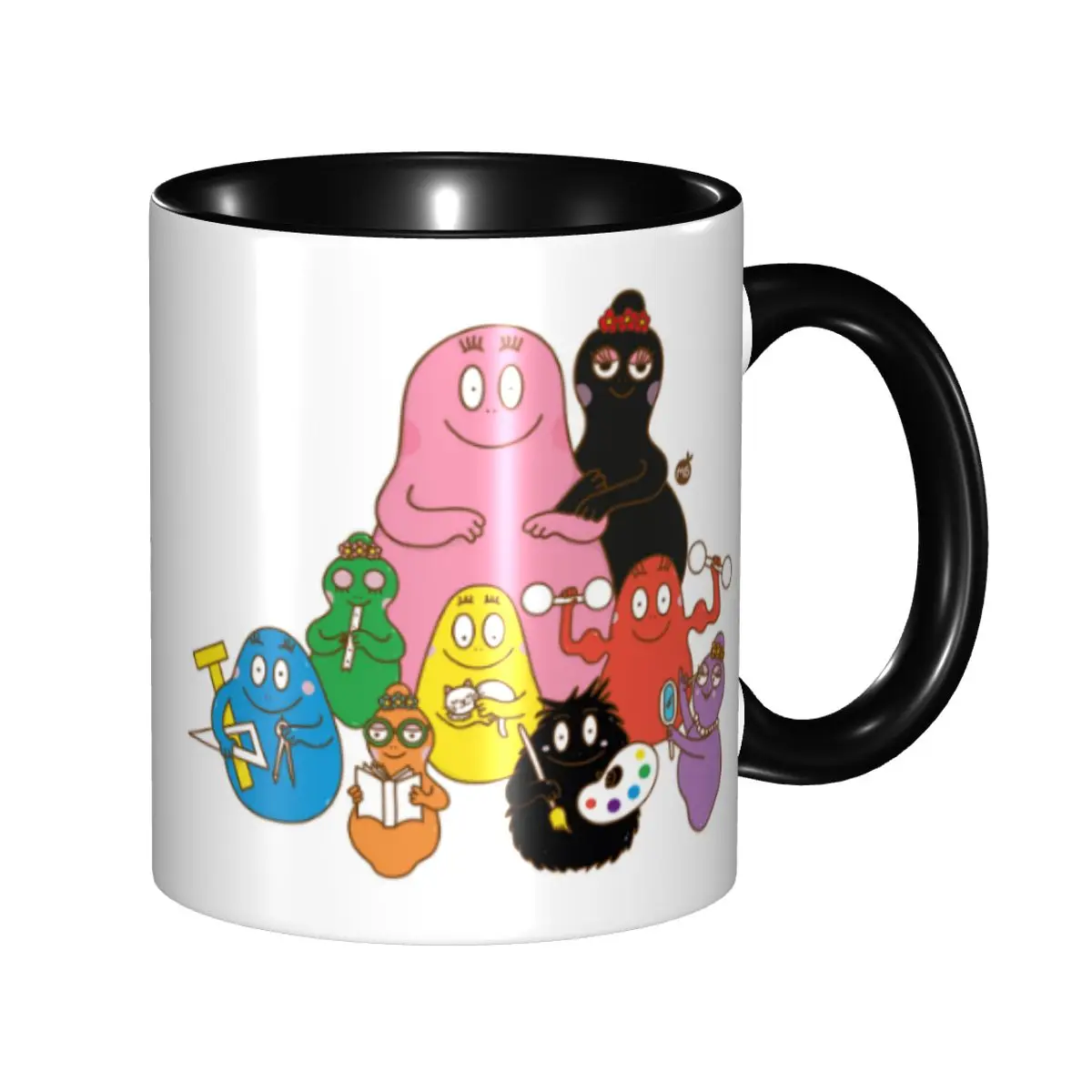

Customized Barbapapa Family Coffee Mug DIY Cartoon TV Show Ceramic Tea Milk Cup