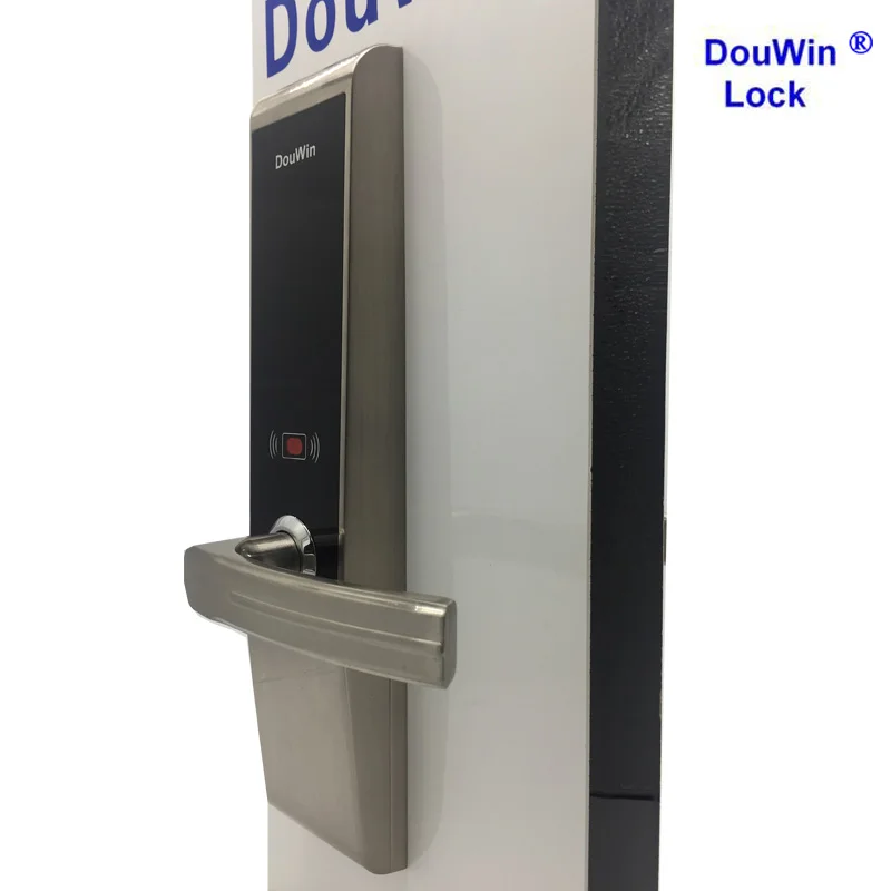 Cerradura de puerta con código pesado, cerradura de tarjeta con llave inteligente, cerradura electrónica para puerta de casa