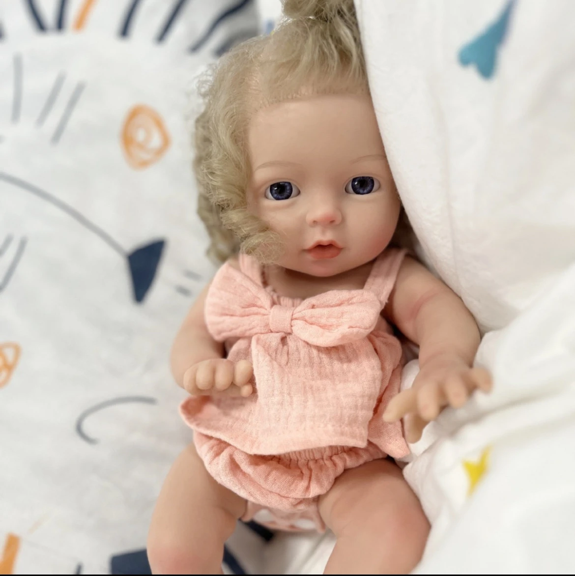 Lalka Reborn o jakości muzealnej, 33 cm: Ręcznie przyszyte włosy, ultra miękki korpus z platynowego silikonu - Limitowana kolekcja Artisan