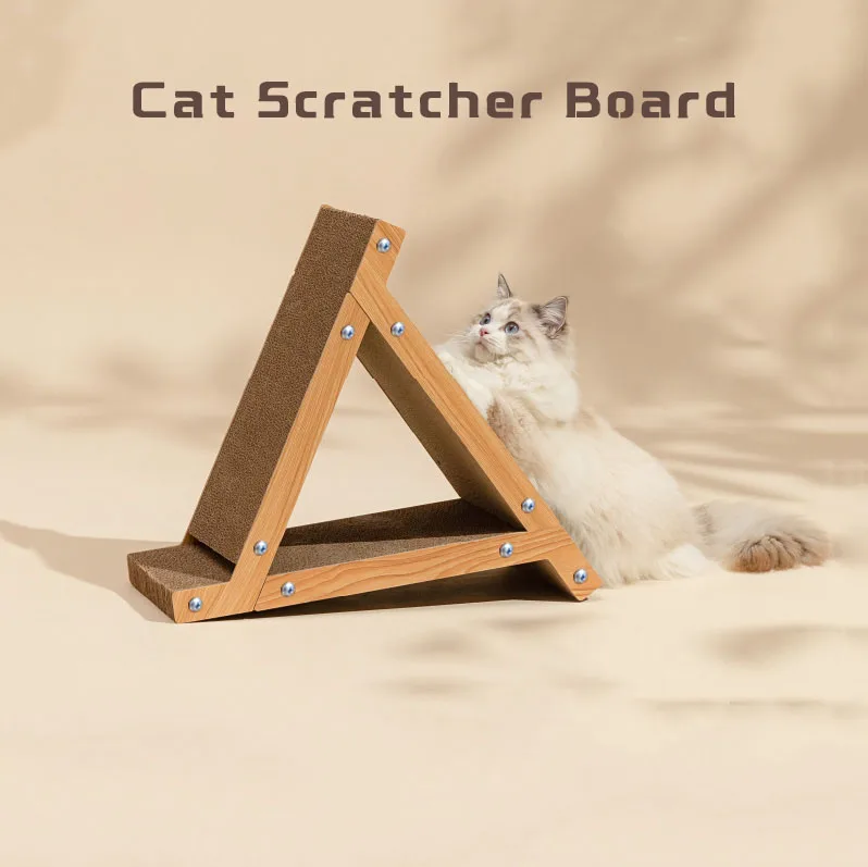 SHUANGMAO Cat Scratcher Board Detachable Cat Scraper Scratching Post for Cats Grinding Claw Climbing Toy Pet Furniture Supplies