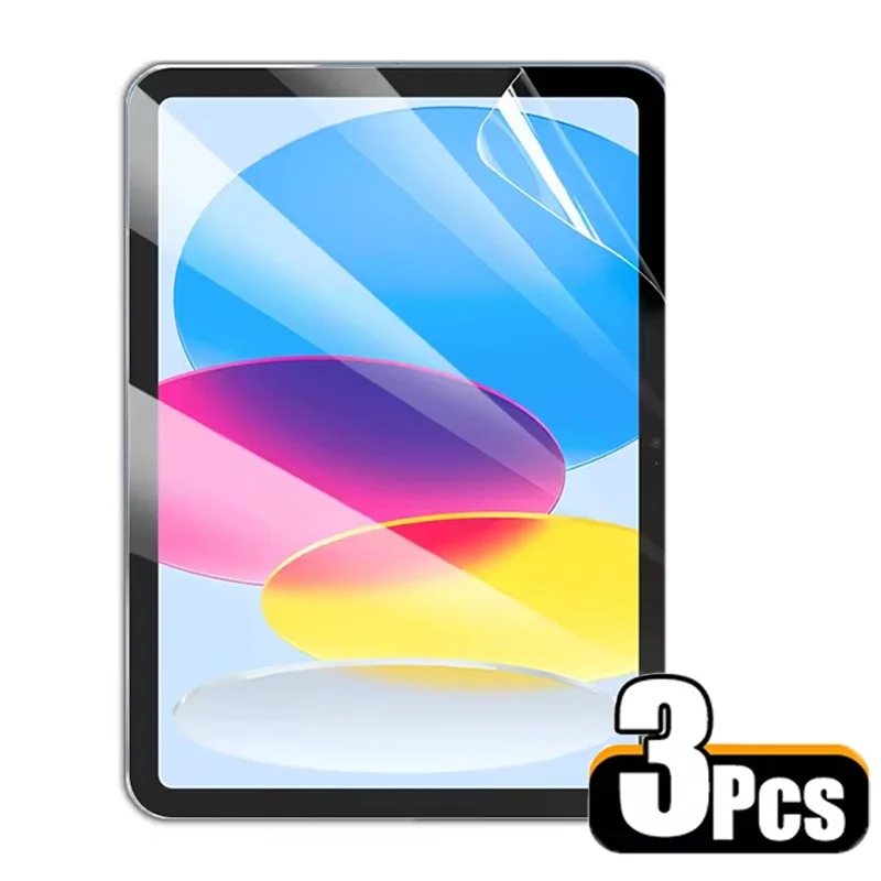 3pcs PET Screen Protector For iPad Mini 6 Air 5 4 3 For iPad 10th 9th 8th 7th 6th 5th Gen Fingerprint-resistant Protective Film