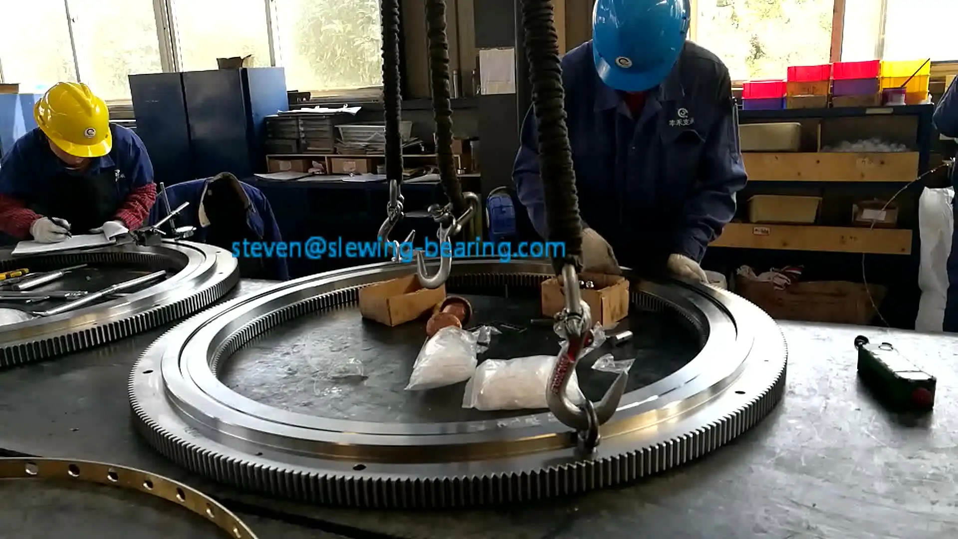 China supplier excavator replacement slewing bearing, crane slewing ring for rotating over 20 years