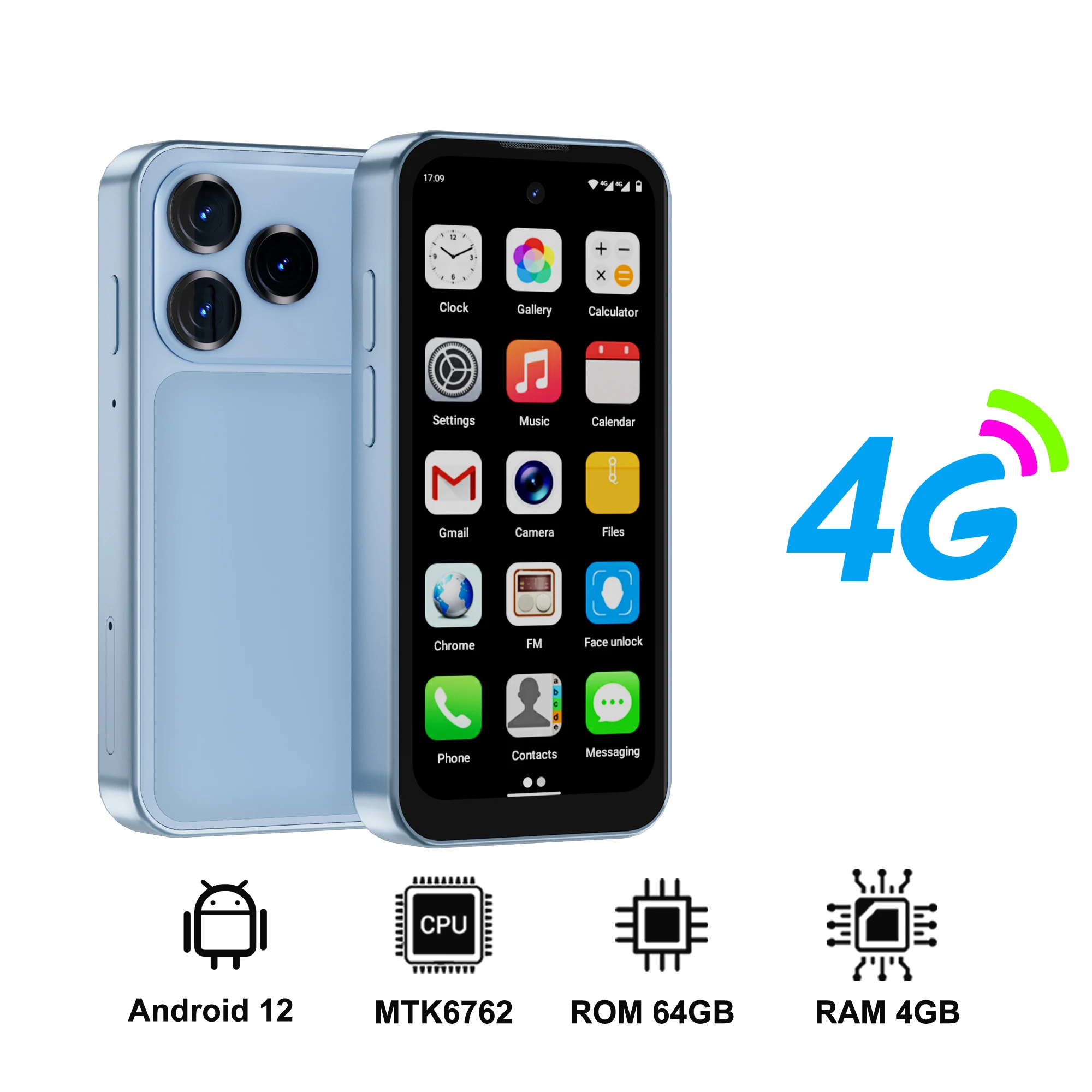 SERVO 19 Air Android Pocket Smartphone 4G LTE 3.88