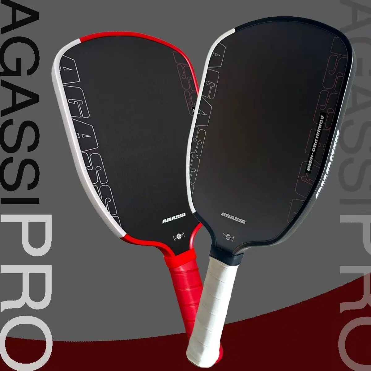 

JOOLA Agassi Pro 16 мм Super Pickleball Paddle Профессиональное турнировочное весло Pickleball