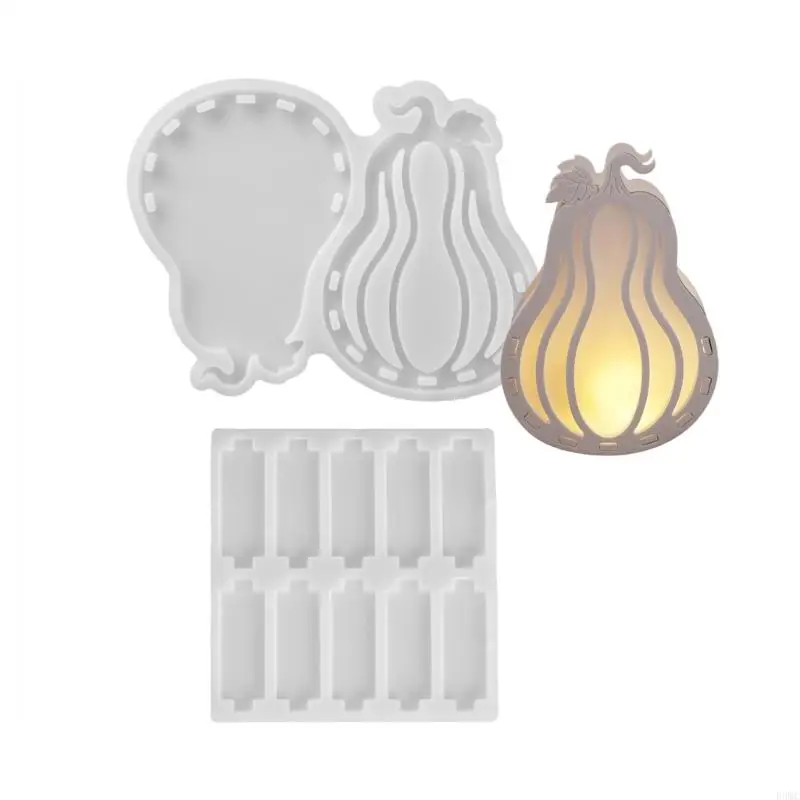 

R3MC Silicone Pumpkin Mold for Jewelry Craft Soap Baking Multipurpose Tool