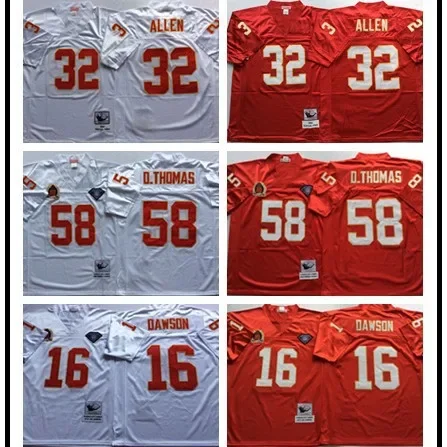 Vintage Men's Sports Apparel Wholesale Kansas City Chiefs Football Jersey Cross-border Olive Ball Gear Sumer Season