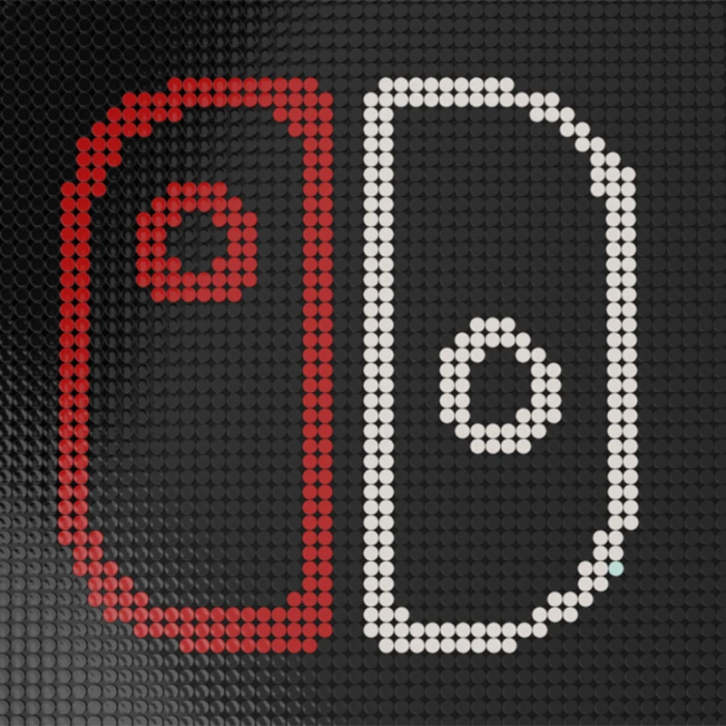 

2501 шт. MOC Nintendoess Switchess логотип мозаика модульные строительные блоки DIY творческий дисплей модель игрушки для детей