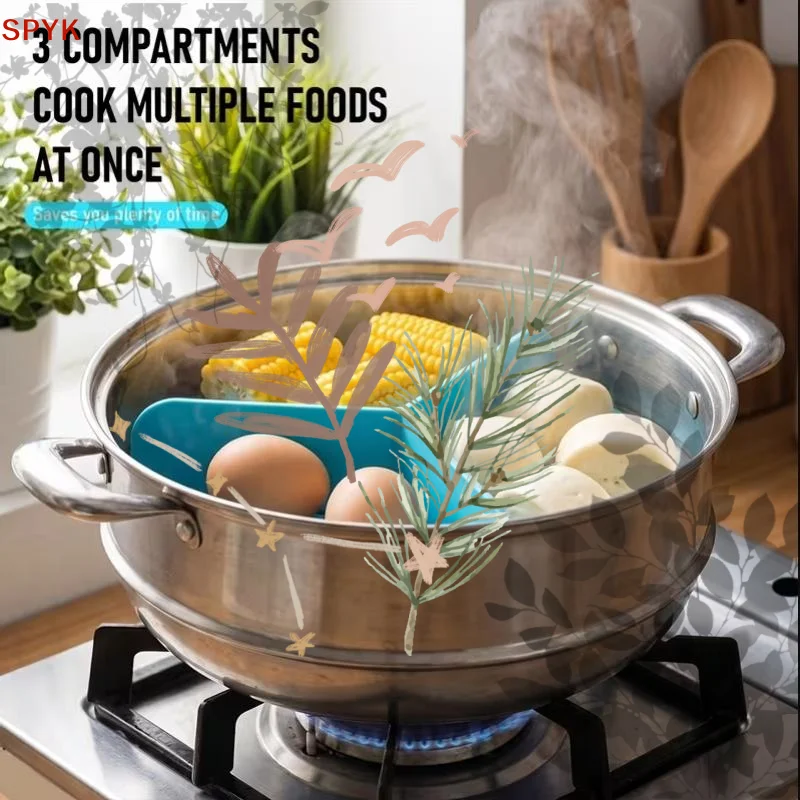 Silicone Triangle Separator For Air Fryer Bowl: Liner Accessory Round Zone Separation Prevent