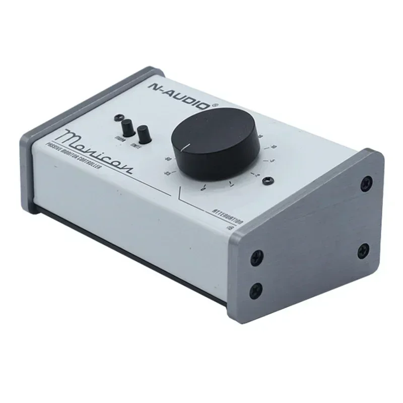 Passive Audio Controller Monitor Ack / XLR Combined Stereo Jack Input Switchable Mute Mono Summation