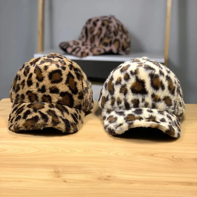 Multicolor Casual Women\'s Thick Warm Leopard Hat Fur Leopard Multicolor Hats for Women for sale | eBay main image 4