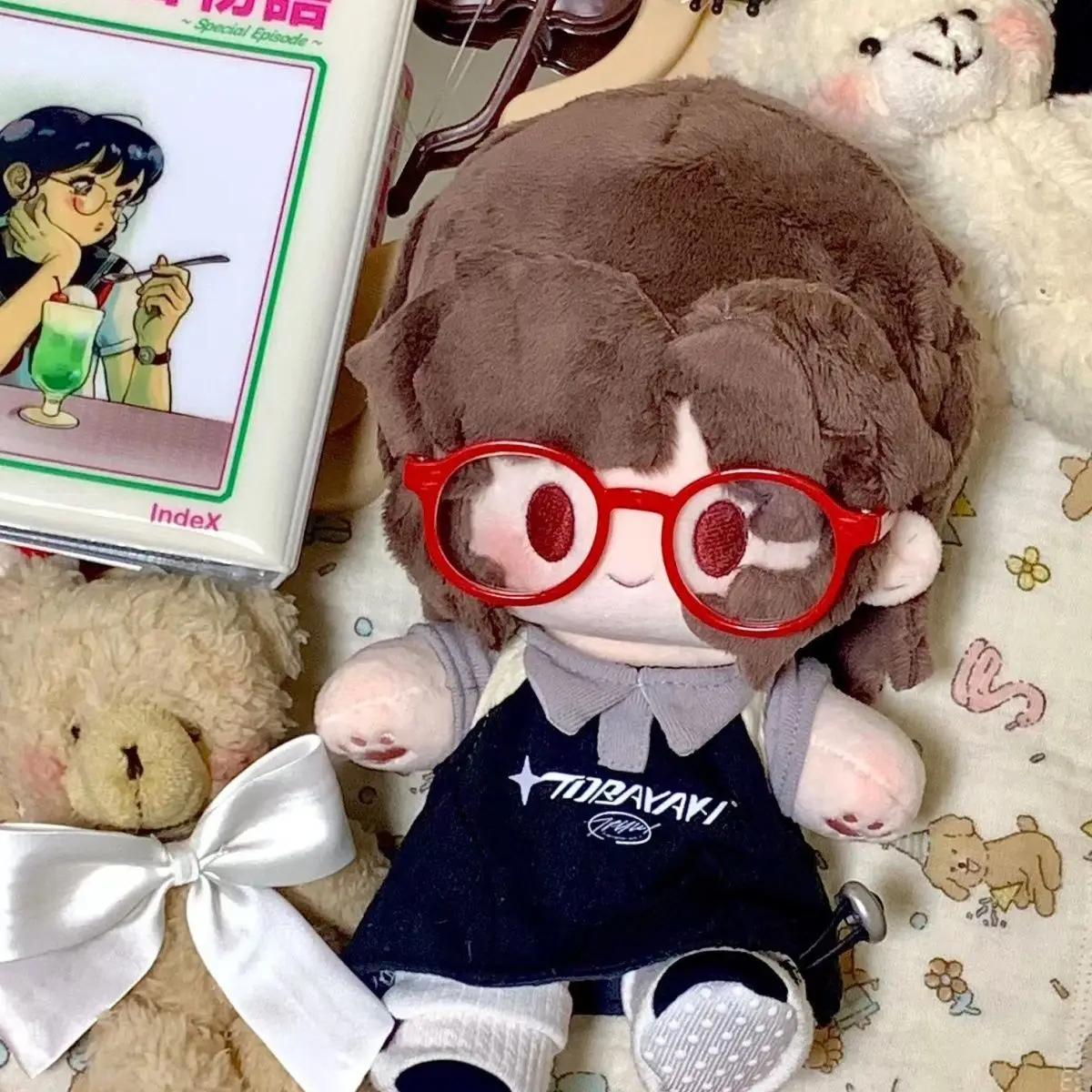 

20cm Reverse 1999 Schneider Plush Doll Game Character Kawaii Stuffed Toy Soft Body Figure Collectible Plushie Fans Gift