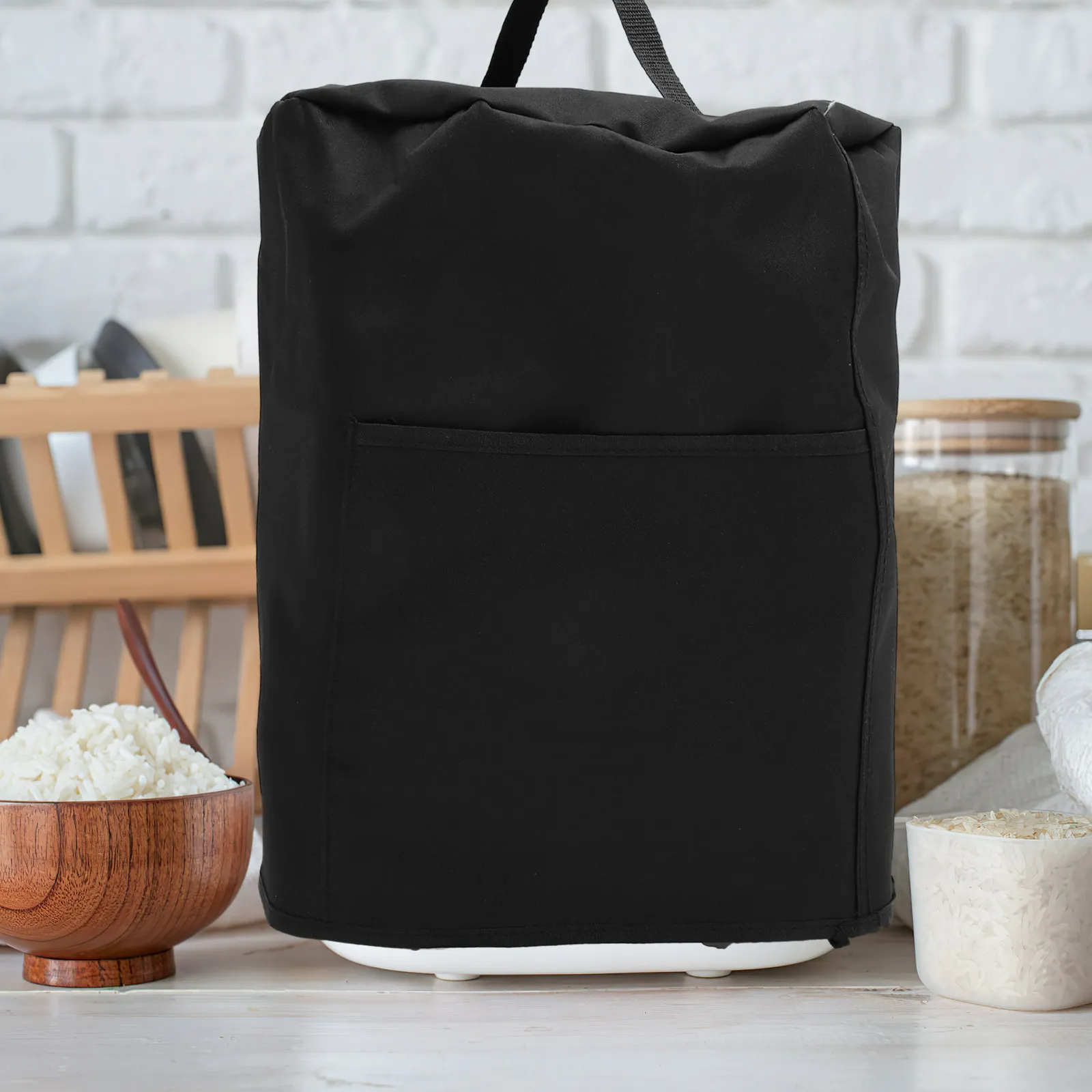 Air Fryer Dust Cover Reusable Polyester Protective Cover for Pressure Cooker Rice Cooker Kitchen Appliance Dustproof view 2