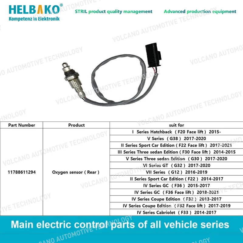 11788611294 Lambda O2 Oxygen sensor For BMW 440i 540i 640i 740i X3