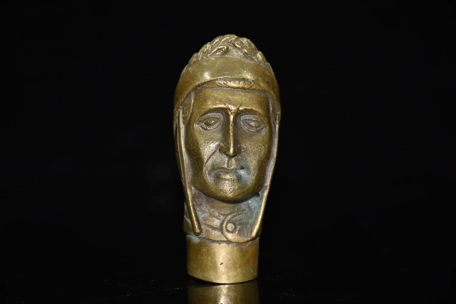 Pure copper Indian head crutch head