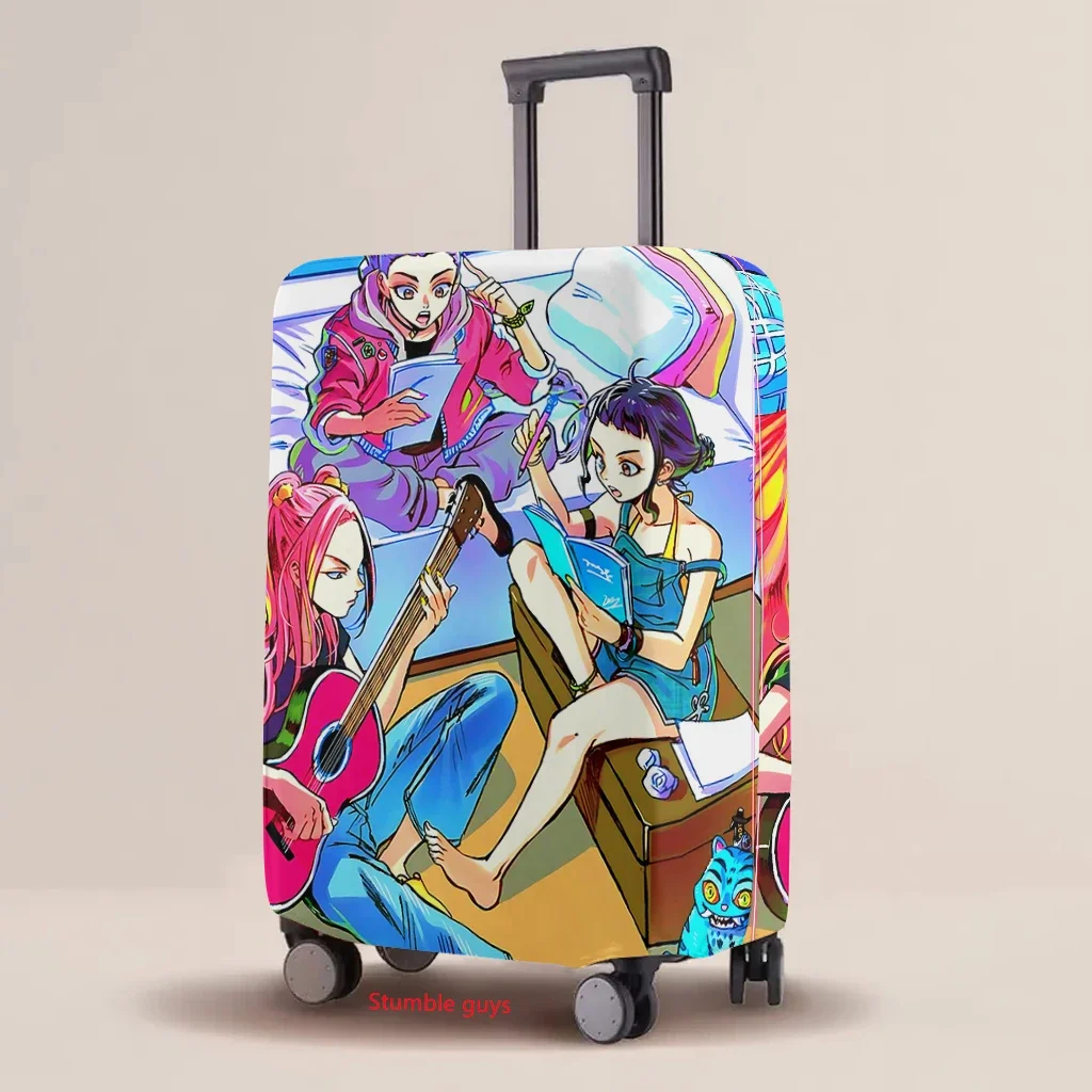 

Cartoon Luggage Protective Cover Kpop Demon Hunters Multi-Size Elastic Print Case Fits 20-30 Inch Suitcase​
