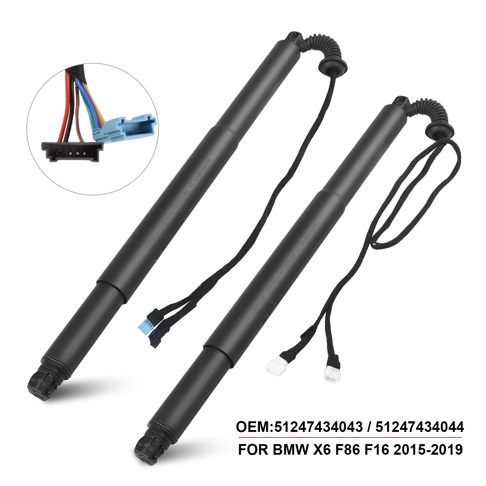 

51247434043 51247434044 Electronic Auto Trunk Lifts Power Tailgate Liftgate For BMW X6 F16 30dX 35iX 28iX 35i 2015-2019 1PC