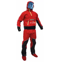 2 w 1 Dry Suit Top Jacket spodnie na szelkach Drysuit z kapturem dla mężczyzn kobiety Canyoning kajak wędkarstwo żeglarstwo kostiumy kąpielowe w zimnej wodzie