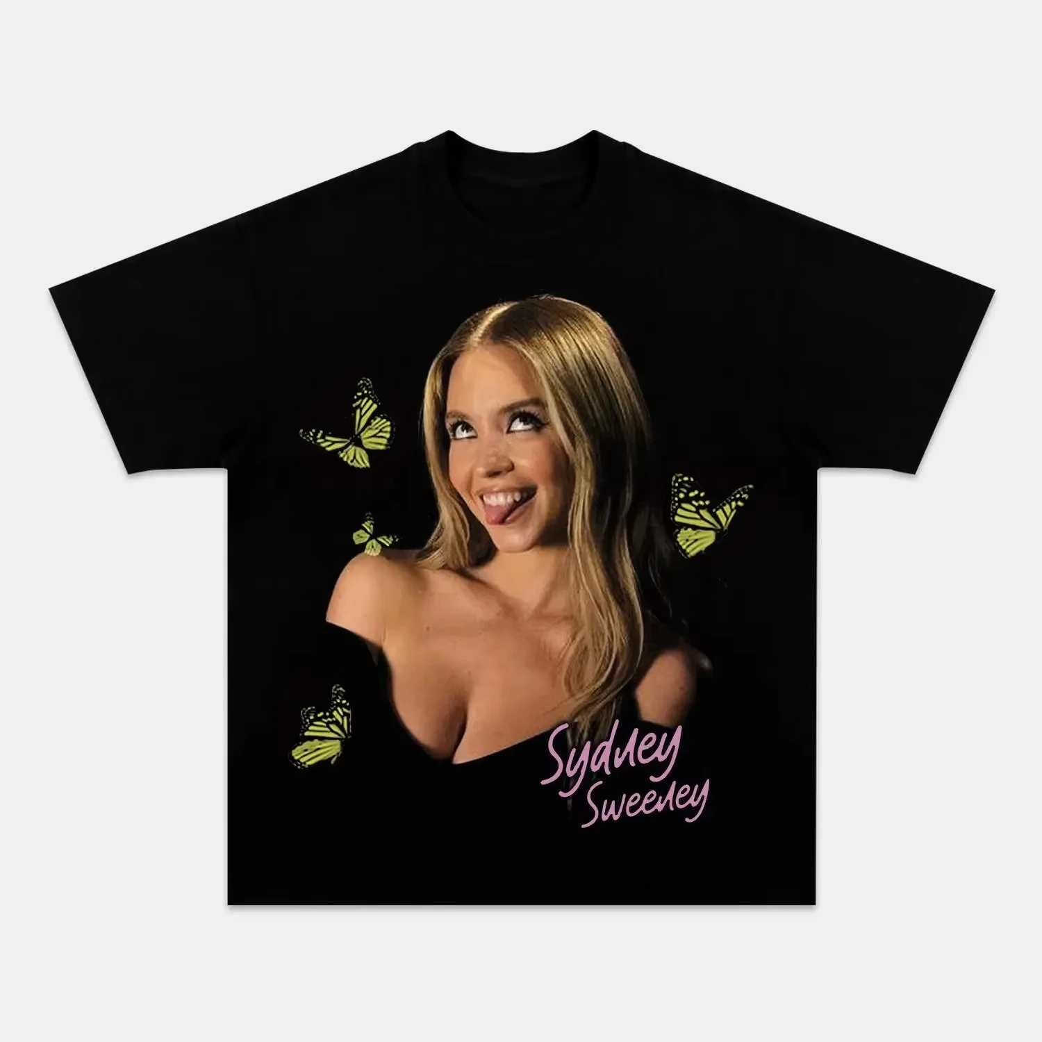 Sydney Sweeney Euphoria 3 Graphic Men 2026 Nouveau T-shirt Unisexe en Coton à Manches Courtes Y2k Mode Populaire Tee Streetwear Tops